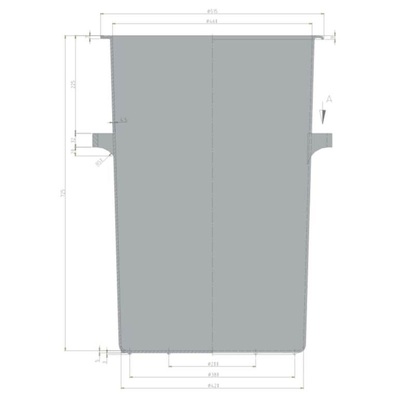 Cutie pentru industria alimentara 110L