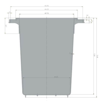 Cutie pentru industria alimentara 50L