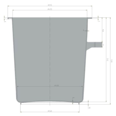 Cutie pentru industria alimentara 75L